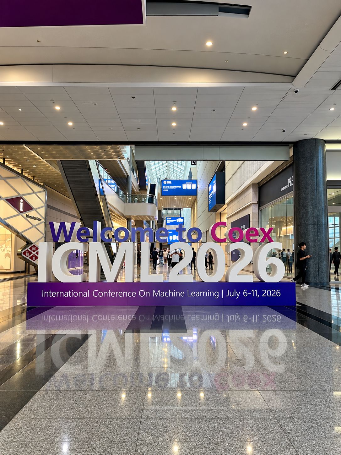 Ingresso di ICML 2026 al COEX di Seoul